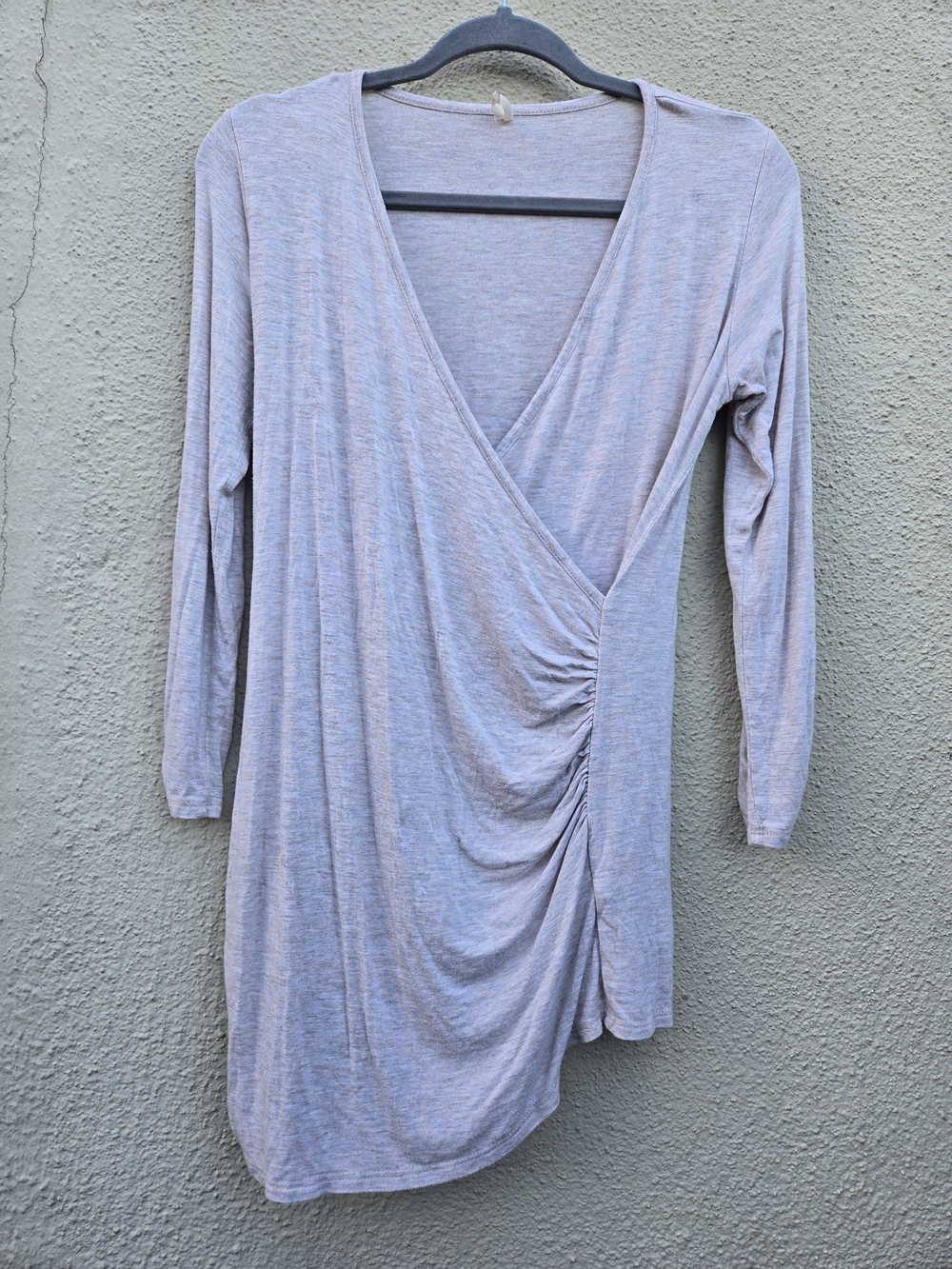 Madigan Wrap-Style Long Sleeve